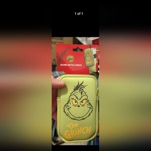 Brand New The Grinch Themed Water Bottle Pouch